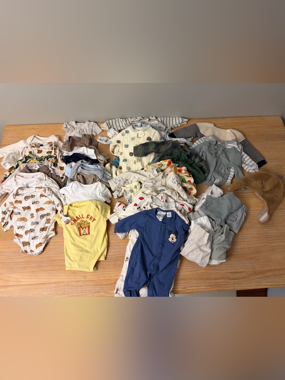 Baby Boy Clothing Bundle 0-3 mos 50 pieces
